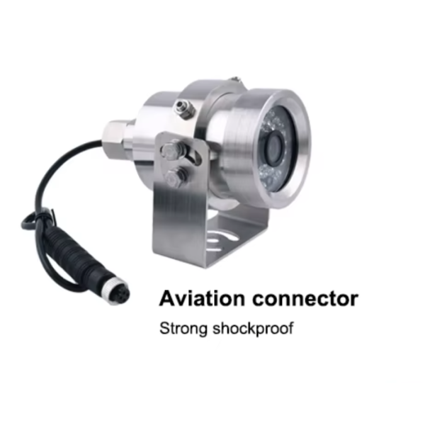 Industrial Stainless Steel Explosion Proof Camera CMOS 2.8mm IP68 Rated Vandal-Proof for Tank Trucks/Gas Stations/Chemical