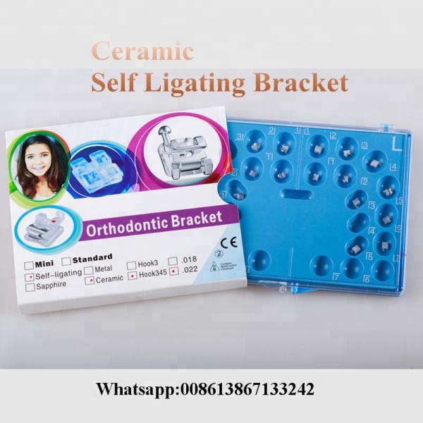 Edgewise Self Ligating Metal Bracket Braces For Orthodontics Treatment Medical Stainless Steel