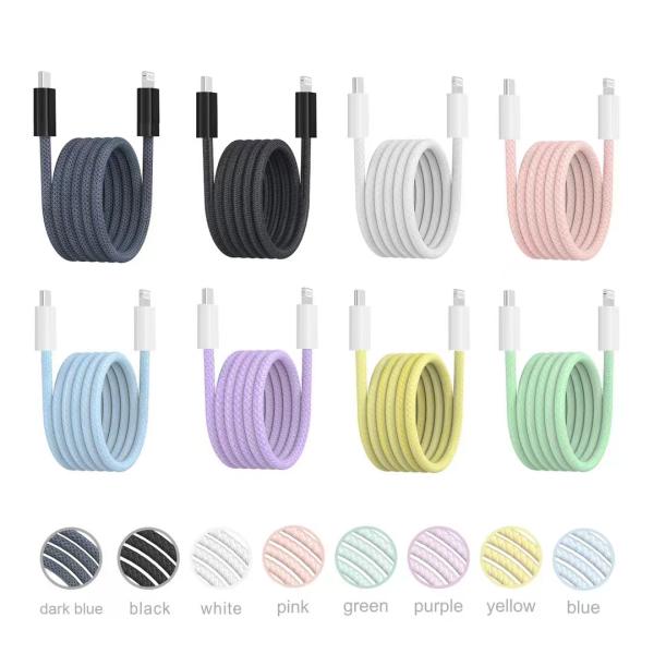 Магнитный 2.0 USB A на USB C кабель передачи данных 480 Мбит / с Многоцветные опции