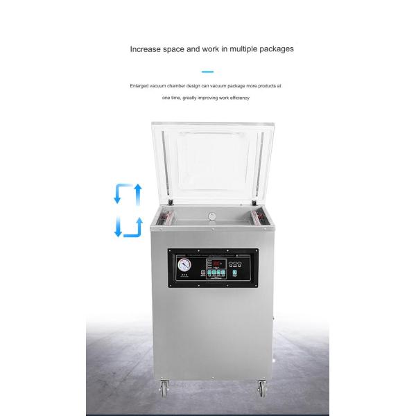 220V Voltage Vertical Food Vacuum Packaging Machine 2KW Power Customizable Options