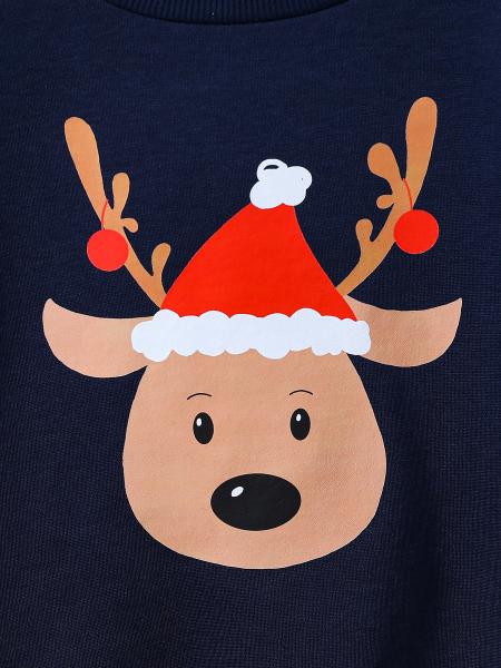 Kid Pullover Long Sleeves Hoodies With Ribbed Cuffs And Kangaroo Pocket