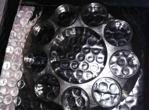 Ap12 E200b Hydraulic Valve Plate / CAT320 Rotary Group Piston Pump Parts