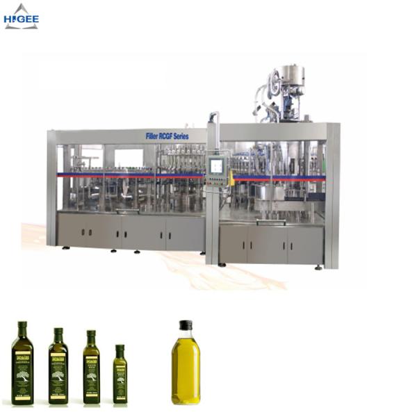 Vacuum Oil Filling Equipment Oil Bottling Machine Glass Bottle 500 Ml Bottle Volume