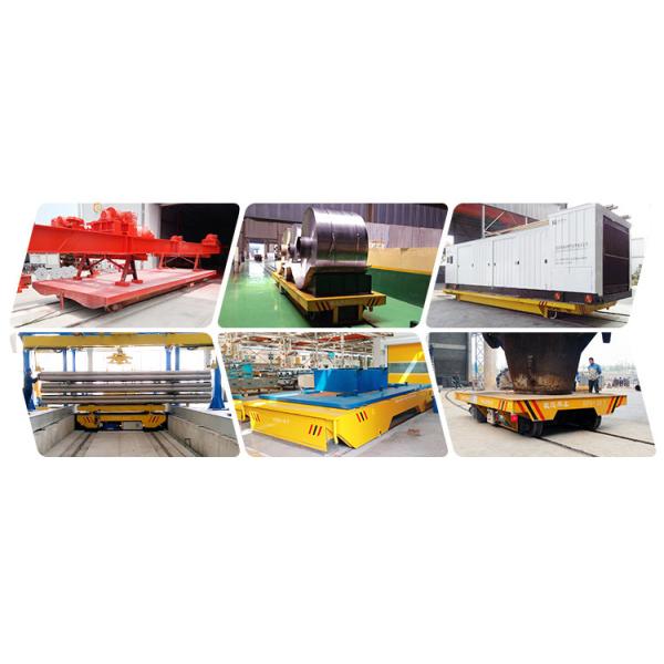 45MT Cable Reel Powered Industrial Motorized Transfer Trolley with Lifting Deck