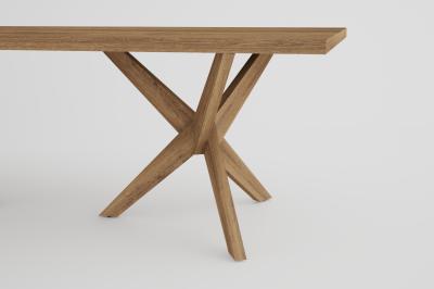 Compacta Mesa de Sala de Jantar de Base Metal Resistente à Ferrugem Mesas de Jantar de 8 lugares