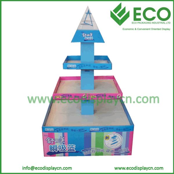 Customize Corrugated Cardboard Pallet Display, Supper Market Pallet Cardboard Display
