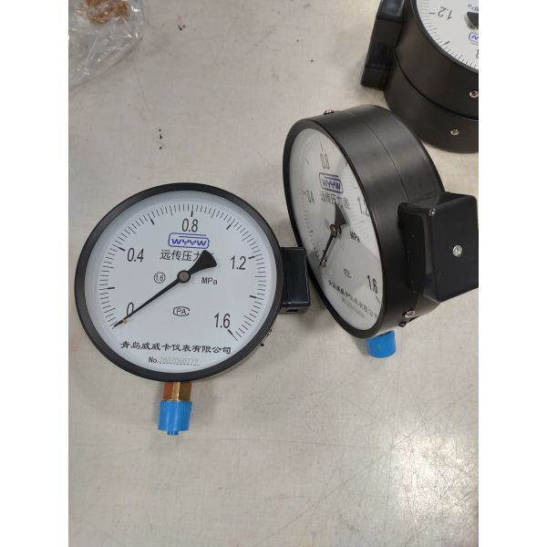 6-inch Dial Remote Reading Pressure Gauge with 0-1.6MPa Range and 1.6 Accuracy Class for Remote Monitoring