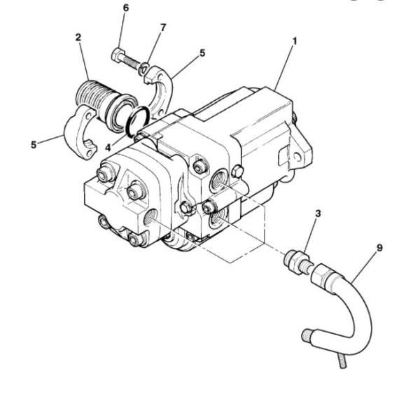 ZX30 Hitachi Excavator Hydraulic Pump