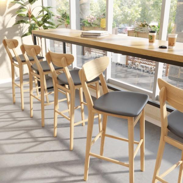 Bar Furniture Mail Packing Y High Chair for Solid Wood Bar Counter