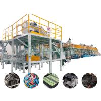 Estação de reciclagem de baterias de automóveis em sucata Linha de reciclagem de baterias tipo saco