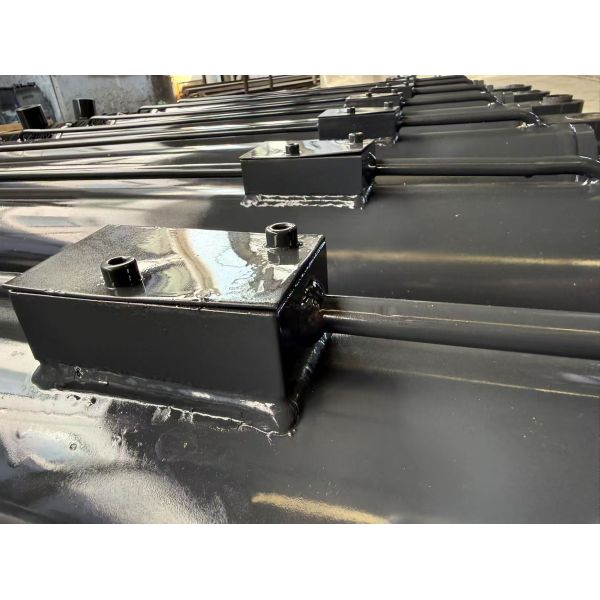 High Tonnage Customized Hydraulic Piston Cylinder Double Acting With Hard Chrome Plated Surface