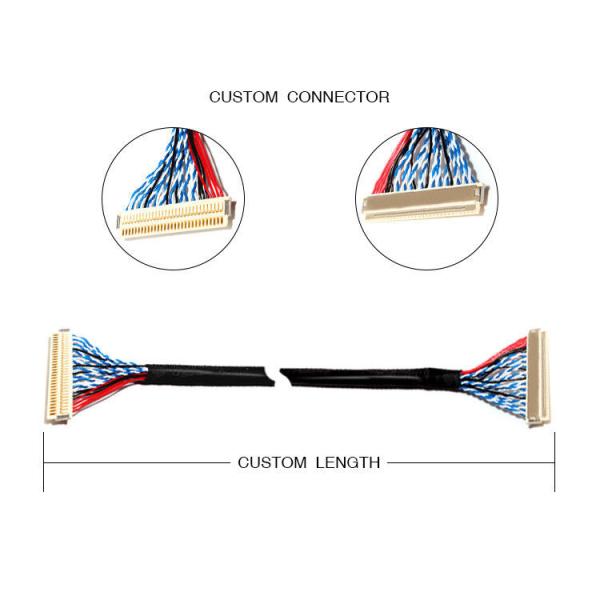 Df19 Lvds Кабельная сборка 30 пин Lvds Wire Harness Lvds Display Connector
