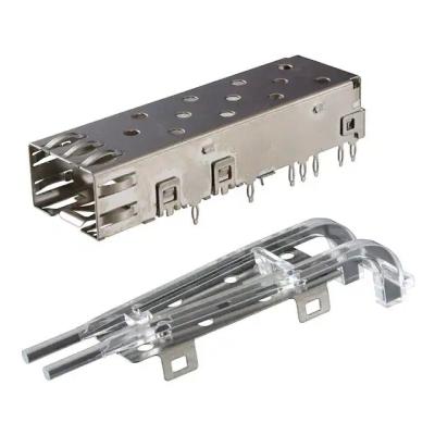 2170614-1 CONN SFP CAGE PRESS-FIT único 4 Gb/s blindado com tubo de luz