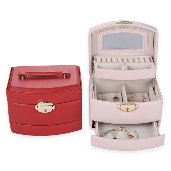 Handled Decorative Storage Boxes , Large Jewelry Display Cases For Retail Stores