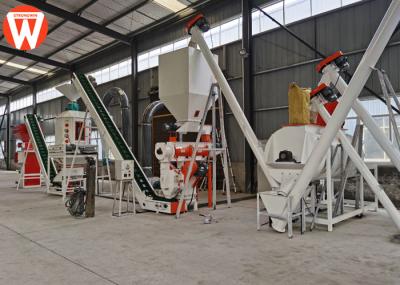2mm Belt Type Animal Poultry Pellet Feed Plant 2.5t/H