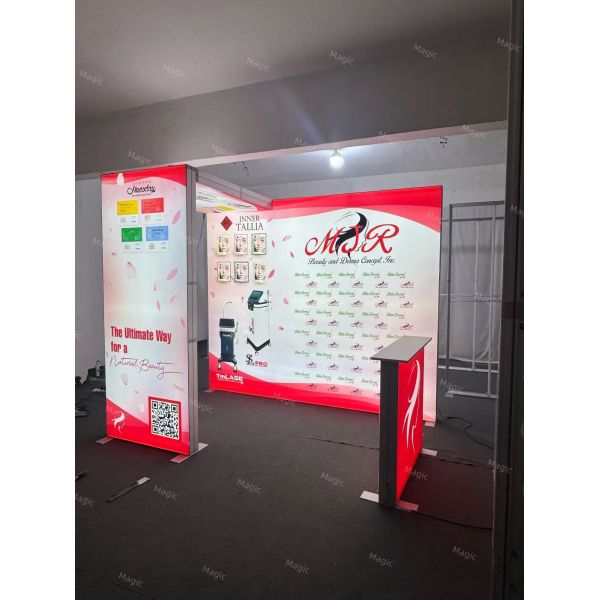 3x3m SEG Light Box Folding Trade Show Portable Backlit Booth Display