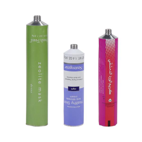 Трубки выжимкы металла Refillable трубок сливк руки алюминиевых косметических фармацевтические