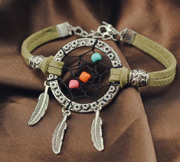 Party Decoration pretty Colors Available Wholesale Indian Feather Dream Catcher