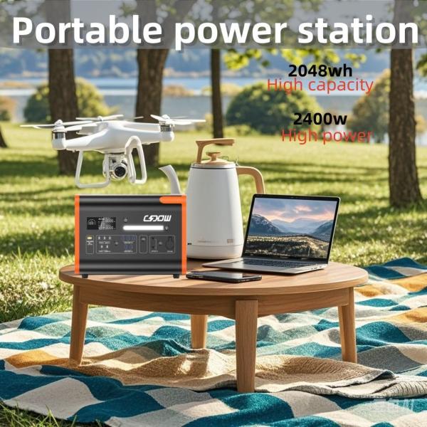 2200W Constant Power Can Drive 4000W Outdoor Camping Portable Battery Power Station