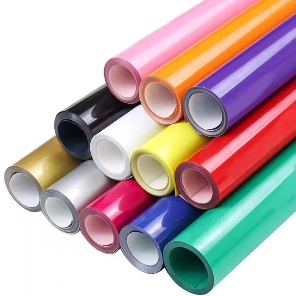 Película de transferência de PET lavável de tecido de transferência de calor de várias cores Película de vinil