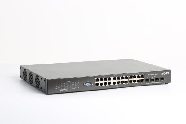 30W 24 1000M SFP 1490nm Fiber Optic Cable Switch Pon Network Switch 28 Ports