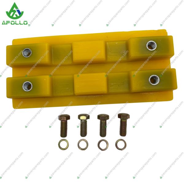 APOLLO  Poly Track Shoe 2411111 Wear-resistant Poly pad 300MM Walking pad  For  Asphalt Milling Machine Walking system