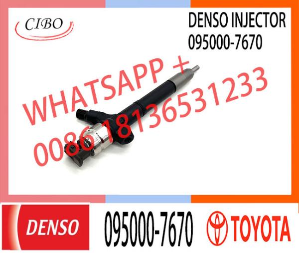 Nozzles 095000-7670 Diesel Fuel Common Rail Injector 095000 7670 0950007670 for Toyota