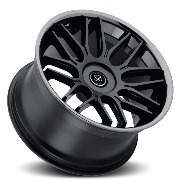 Сторона подвергли механической обработке орудийным металлом, который выковала оправы автомобиля с 5кс120 на БМВ 730 740ЛИ чернит, который подвергли механической обработке сторону подгоняла колесо сплава 19 дюймов