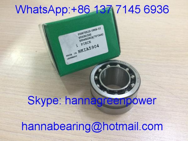 NKIA5904- XL / NKIA5904 Rolamento de Esferas de Contato Angular / X - vida Roller de Agulha 20*37*23mm