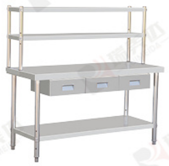 Customizable Stainless Steel 201 Workbench with Corrosion Resistance for Commercial Kitchens