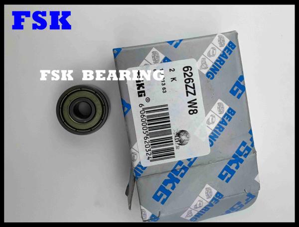 Non Standard 626ZZ W8 Deep Groove Ball Bearing Thickening 6 X 19 X 8 Mm
