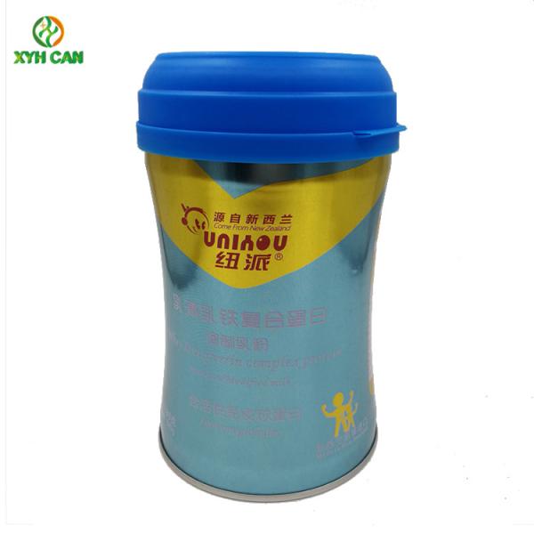 Tin Cans for 500g-1000g Capacity Milk Powder Small Waist Milk Powder Tin Cans High Cap Deep Metal Tins