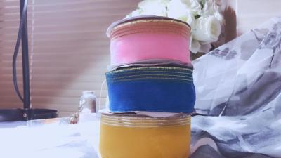 100% Nylon Pure Silk Ribbon , Custom Silk Satin Ribbon With Single Edge