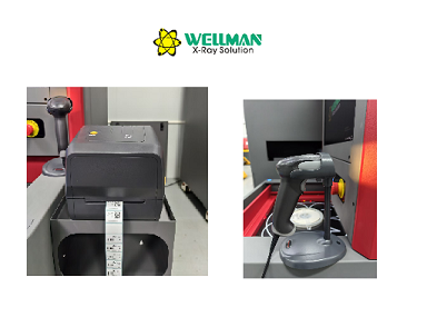 Semi-auto X-ray Counter with AI Precise Counting and auto code scanning and label printing