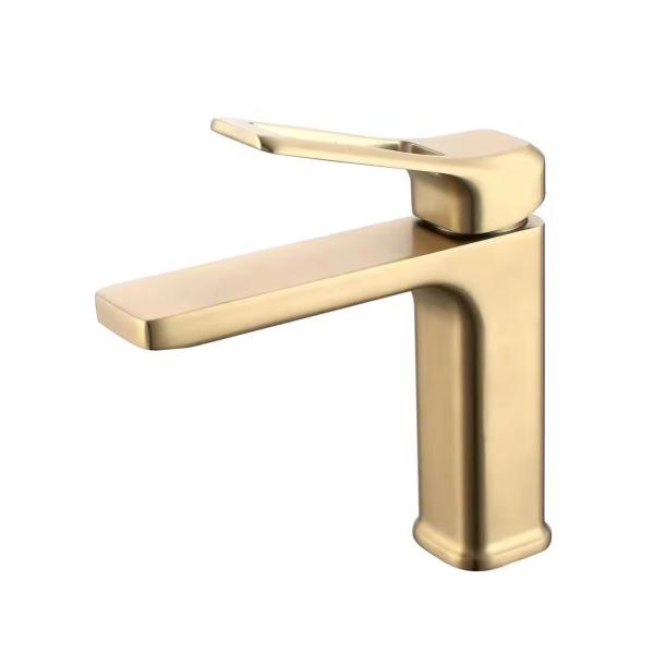 Deck Mounted Tap Bathroom Basin Sink Brass Faucet for Bath Room
