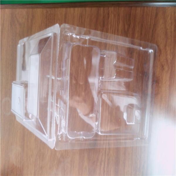 Customerized clear PET / PVC / APET / GAG / APEG  blister clamshell packaging with hanging holes for 280ml baby's bottle
