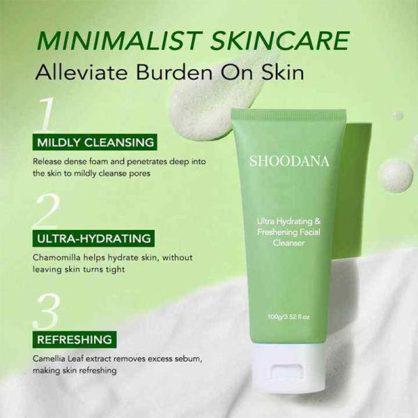 Baume nettoyant démaquillant à l'huile de graines de thé vert nourrissant et nettoyant en profondeur pour le visage, en marque de distributeur
