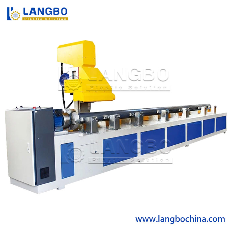 32-200mm Automatic High Speed Plastic PVC Pipe Slotting Grooving-Cutting Machine/PVC Pipe Thread Cutting Machine