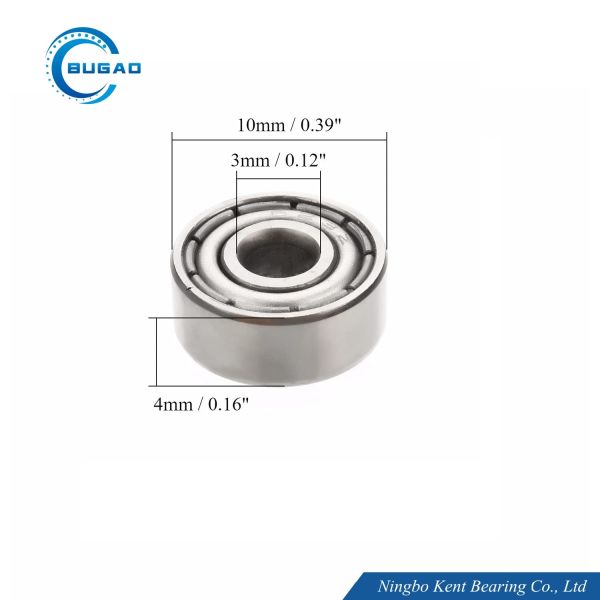 623-ZZ Deep Groove Ball Bearing Double Shield 3mm x 10mm x 4mm Chrome Steel Bearings Miniature Ball Bearing for Precision Instrument