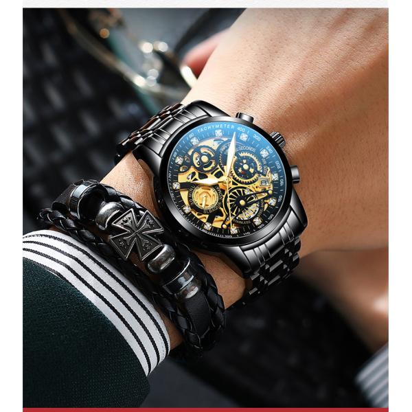 2022 дозор кварца многофункциональных нержавеющей стали моды водоустойчивых 3ATM для людей