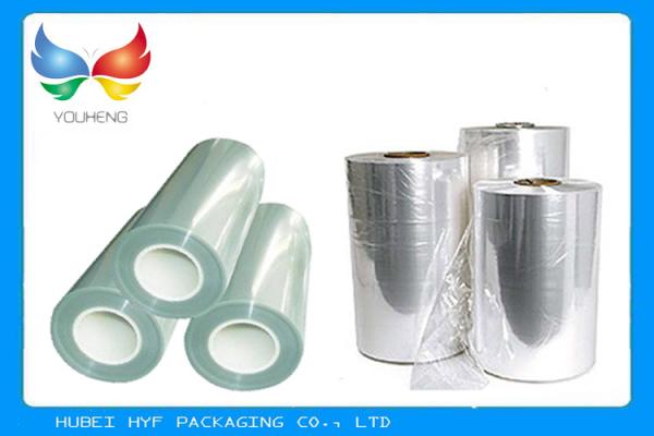 Transparent Clear Film Roll , PETG Printed Shrink Film  For Plastic Bottle Package