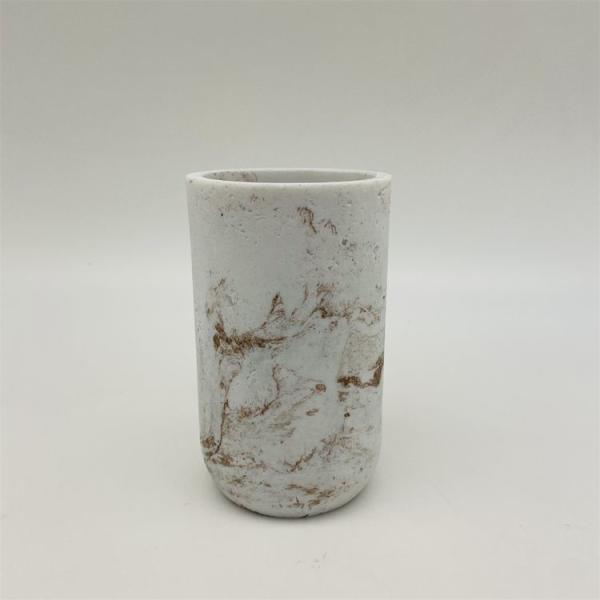 Marble Print Look Sand Stone Bathroom Accessories Set For Bathroom Cleaning