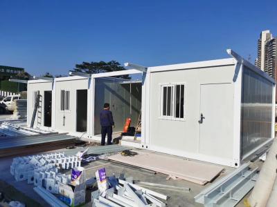 Casas de contêineres modulares pré-fabricadas de aço de 20 pés, Casas duplexes de contêineres móveis
