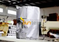 Tissu enduit de silicone de fibre de verre pour la veste de couverture de matelas de couverture d'isolation thermique
