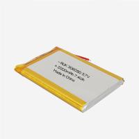 AUK 306090 Batería de litio de polímero ultra delgado 3.7V Batería recargable 2000mAh Para teclado inalámbrico Batería de polímero