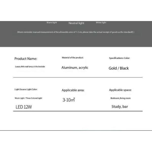 Modern Screw Shape Living Room Backdrop Wall Lamp Designer Personalized Bedside Acrylic Wall Light