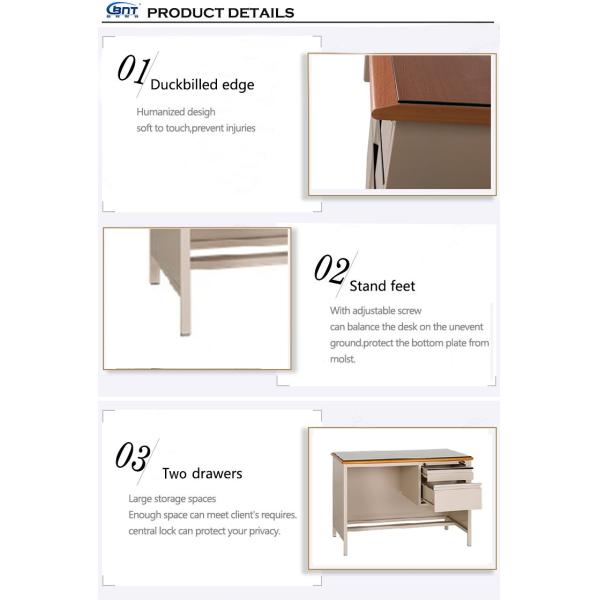 Adjustable Steel Executive Desk