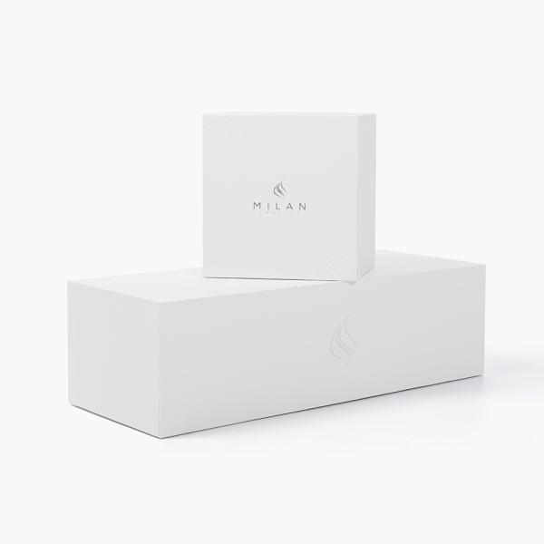 Custom Luxury Candle Box Packaging with Rigid Lid White Matte Empty Cup and Sponge Liner Aromatherapy Gift Box