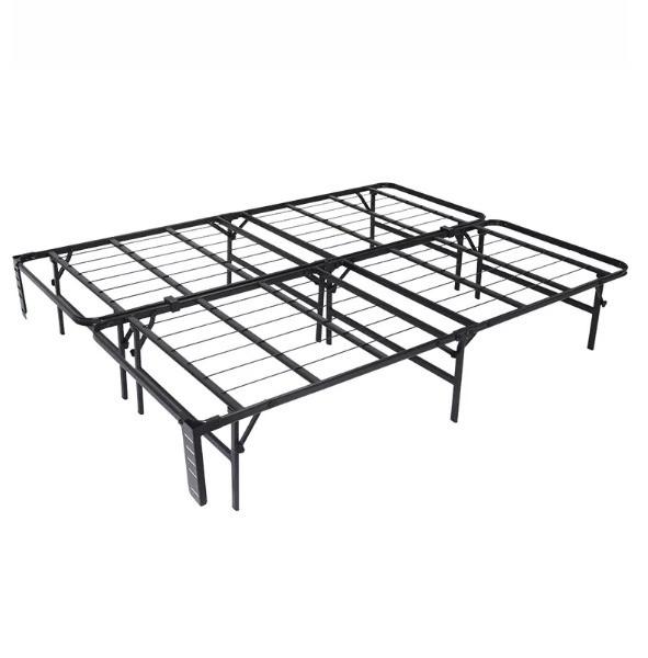 Upgrade Your Sleep Experience with our Simple and Durable Folding King Iron Frame Bed
