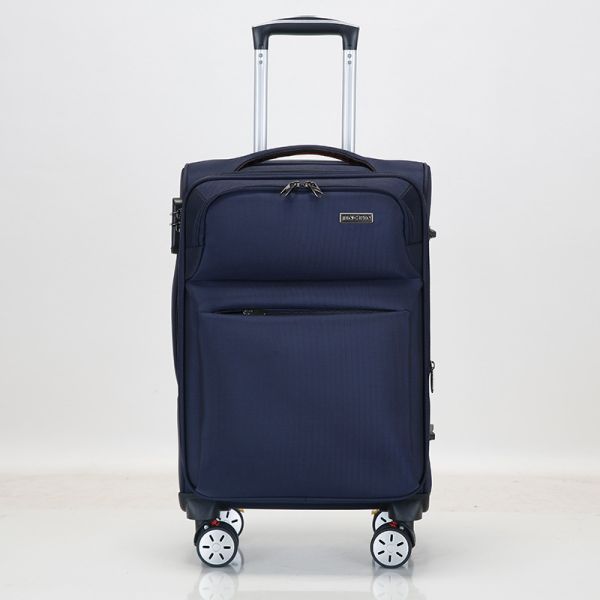 1750 Detachable widened version Soft-shell Luggage with Embedded TSA Lock, Waterproof Oxford Cloth and Silent Universal Aircraft Wheels
